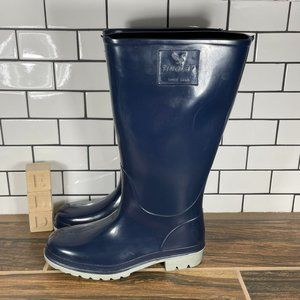 Tingley Trim Fit Yard Garden Farm Waterproof Knee Boot Dark Blue Womens Size 6